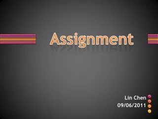 Assignment