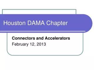 Houston DAMA Chapter