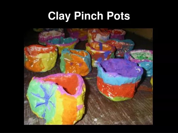 clay pinch pots