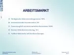 ARBEITSMARKT - slide 1