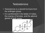 Testosterone - slide 1