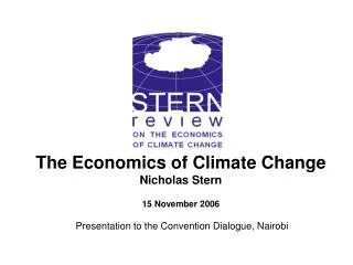 What is the economics of climate change and how does it depend on the science ?