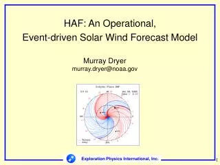 HAF: An Operational, Event-driven Solar Wind Forecast Model