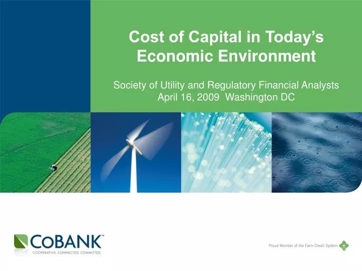 cost of capital in today s economic environment