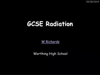 GCSE Radiation