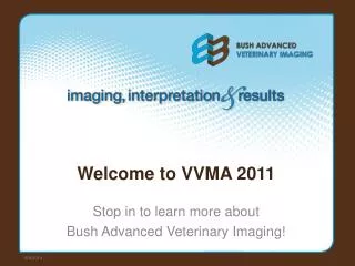 Welcome to VVMA 2011