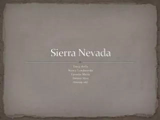 Sierra Nevada