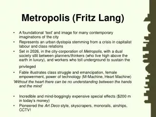 Metropolis (Fritz Lang)