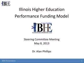 Illinois Higher Education Performance Funding Model