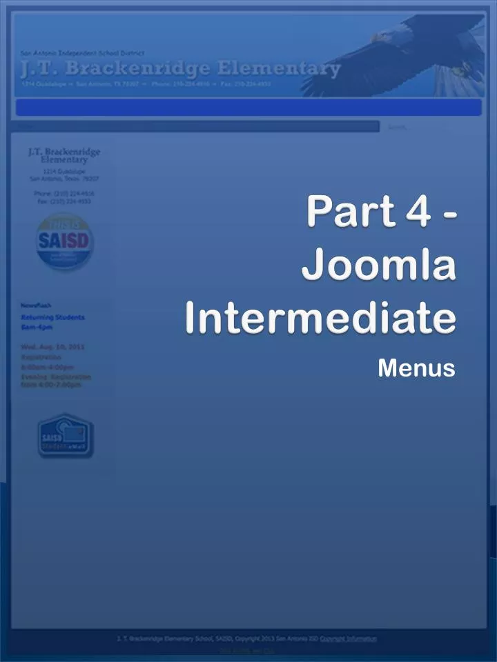 part 4 joomla intermediate