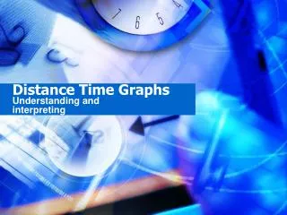 distance time graphs