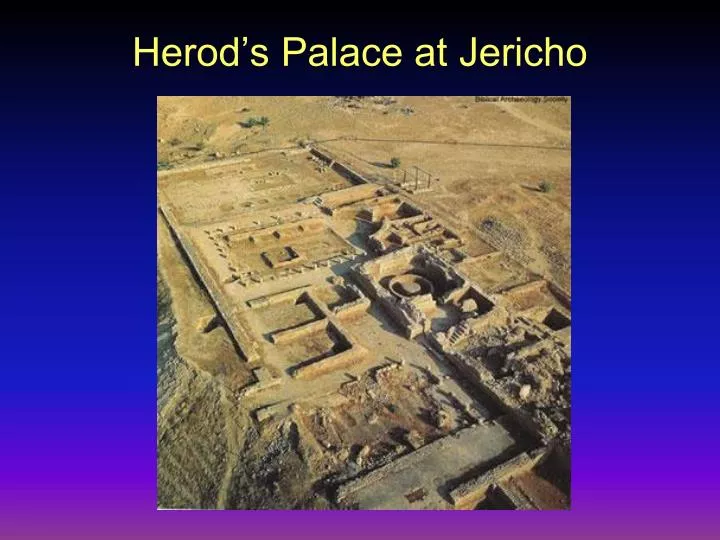 herod s palace at jericho