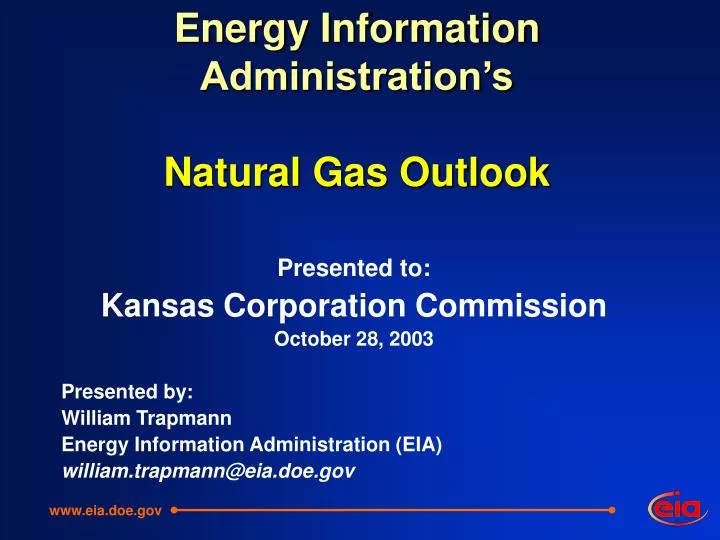 energy information administration s natural gas outlook