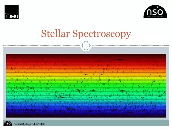 stellar spectroscopy