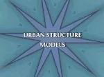 URBAN STRUCTURE MODELS