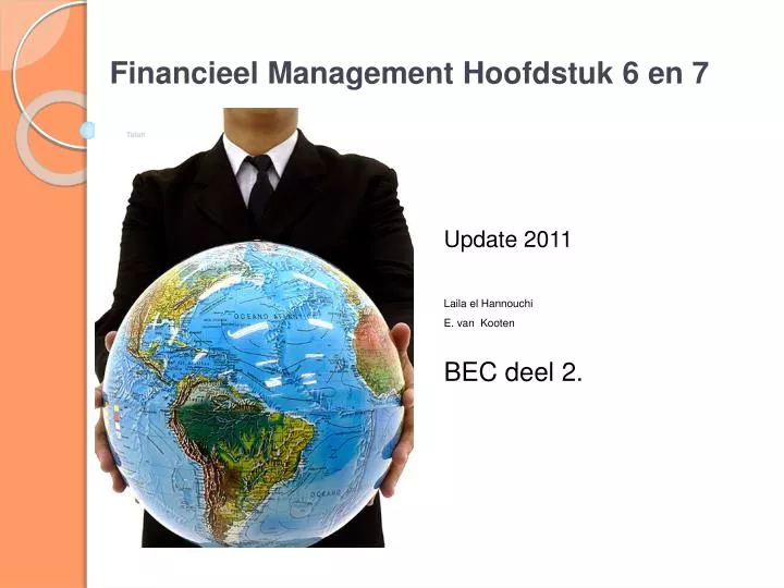 financieel management hoofdstuk 6 en 7
