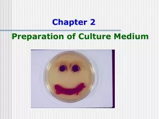 Chapter 2 Preparation of Culture Medium