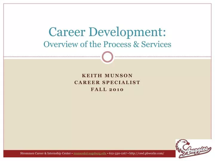career development overview of the process services