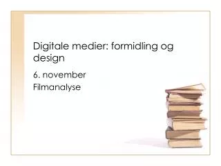 digitale medier formidling og design