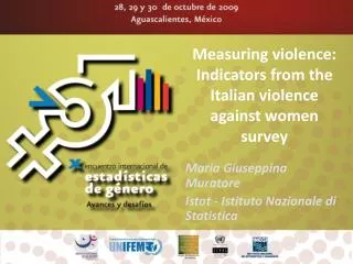 Measuring violence: Indicators from the Italian violence against women survey