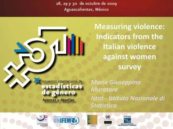 measuring violence indicators from the italian violence against women survey