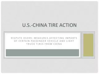 U.S.-China Tire Action