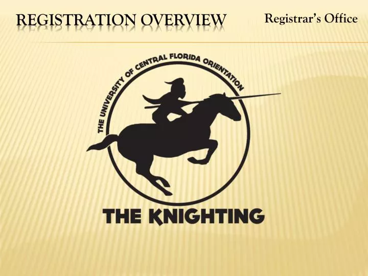 registration overview