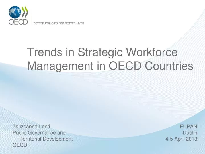 trends in strategic workforce management in oecd countries