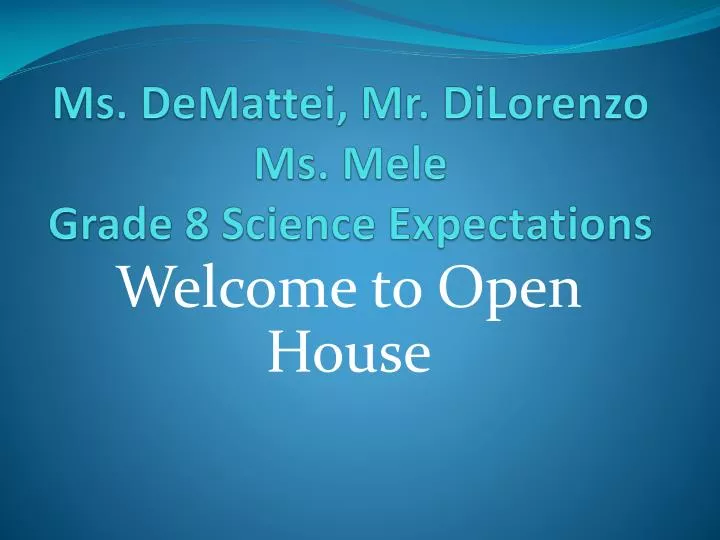 ms demattei mr dilorenzo ms mele grade 8 science expectations