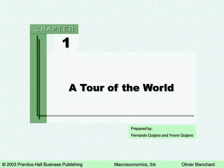 a tour of the world