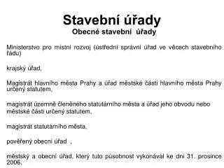 stavebn ady