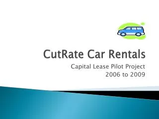 CutRate Car Rentals