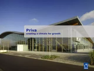 Priva creating a climate for growth