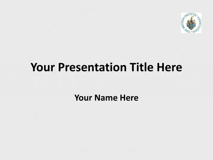 your presentation title here
