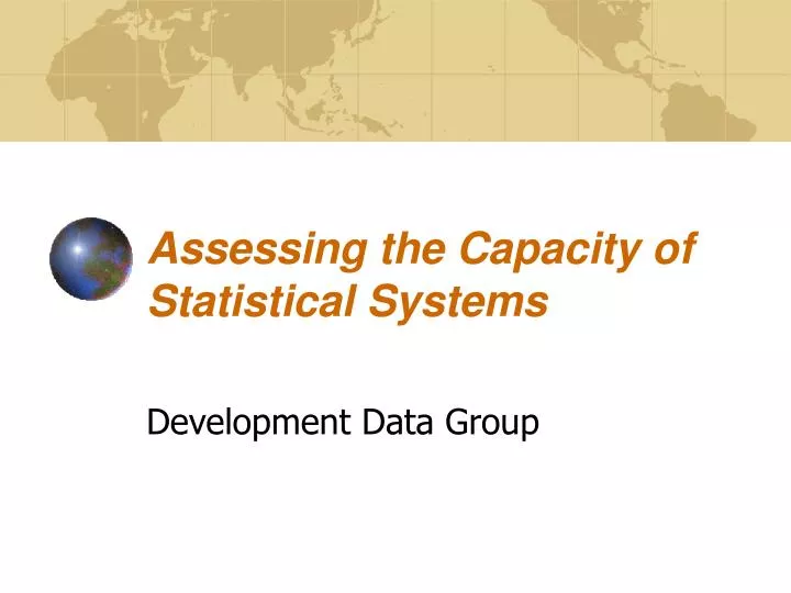 assessing the capacity of statistical systems
