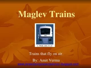 Maglev Trains