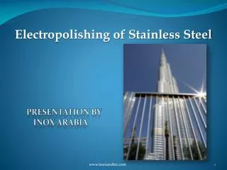 Electropolishing of Stainless Steel
