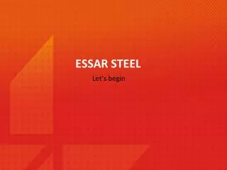 ESSAR STEEL