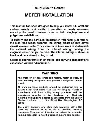 Your Guide to Correct METER INSTALLATION