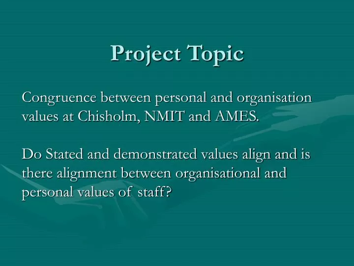 project topic