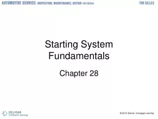 Starting System Fundamentals