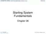 Starting System Fundamentals - slide 1
