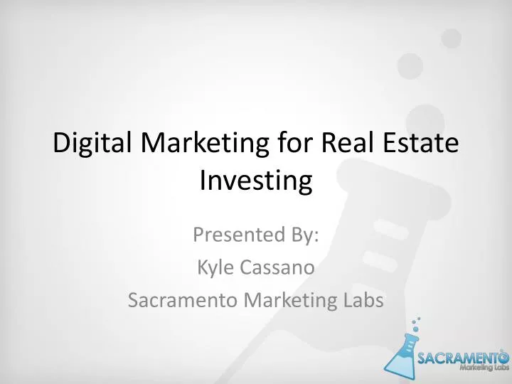 digital marketing for real estate investing