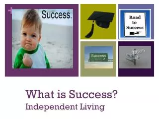 What is Success? Independent Living