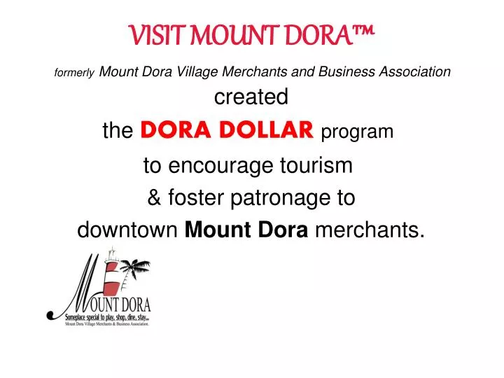 visit mount dora formerly mount dora village merchants and business association