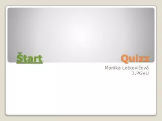 tart quizz