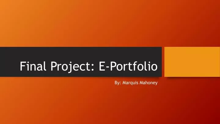 final project e portfolio