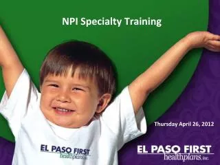 NPI Specialty Training