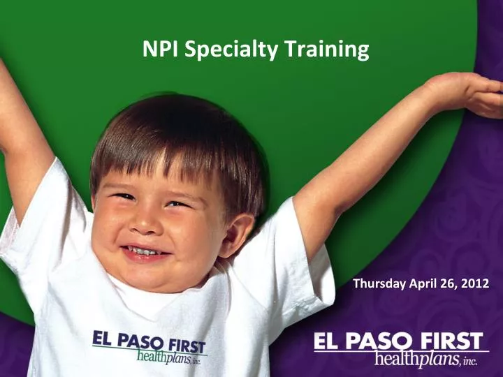 npi specialty training