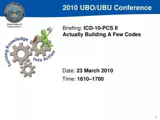 Briefing: ICD-10-PCS II Actually Building A Few Codes